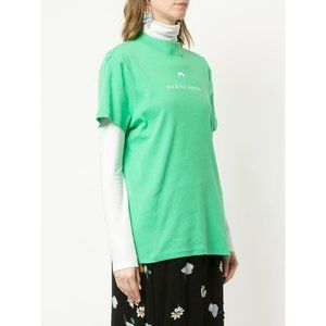 brand new Marine Serre Women's Red Logo Print T-sh
